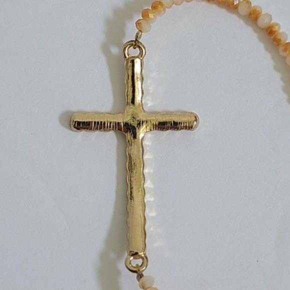 Faith Cross Crystal Bracelet - Picture 6 of 6